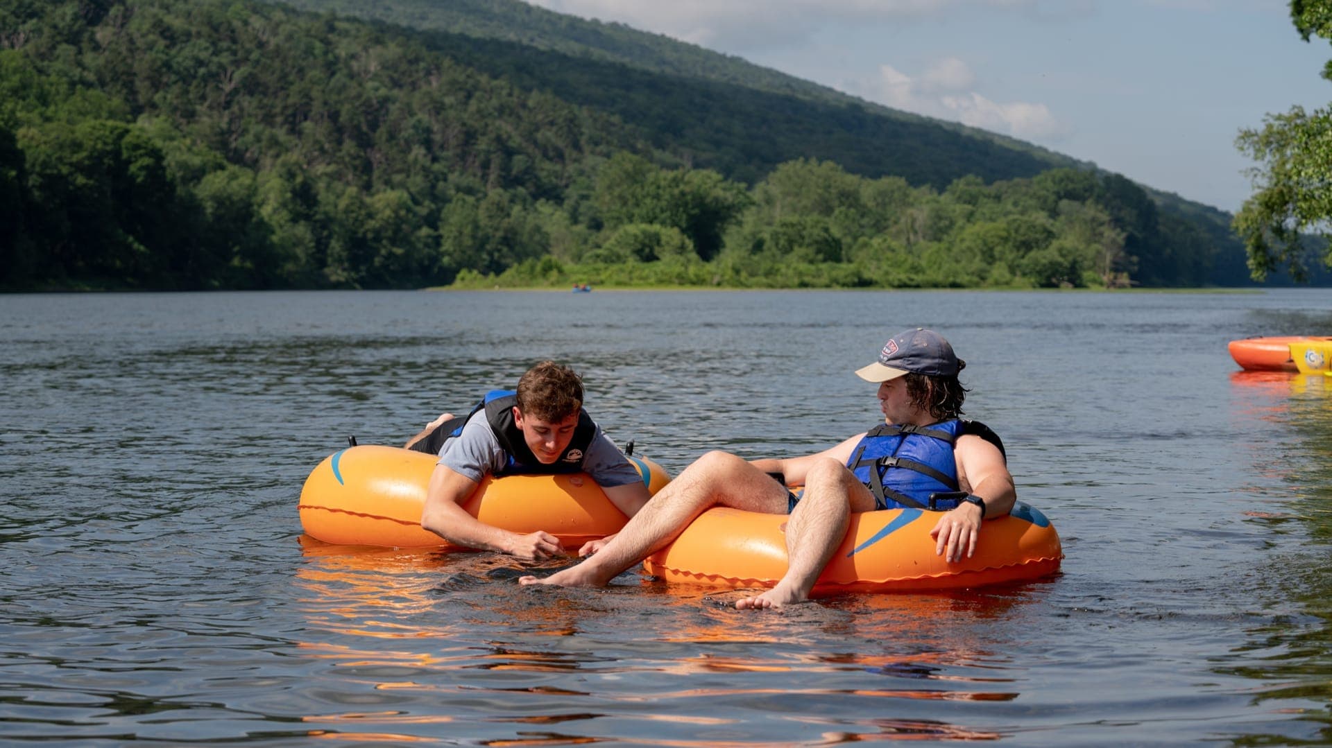 Canoeing on the Delaware River in the Poconos