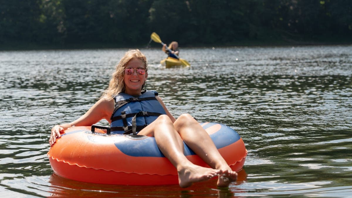 Tubing on the Delaware River